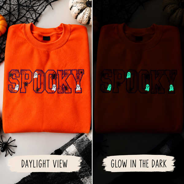 SPOOKY Glow-in-the-Dark Crewneck