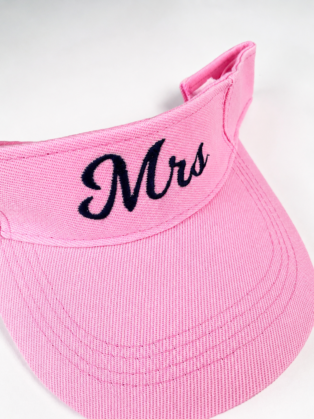 Personalized Embroidered Bridal Visor