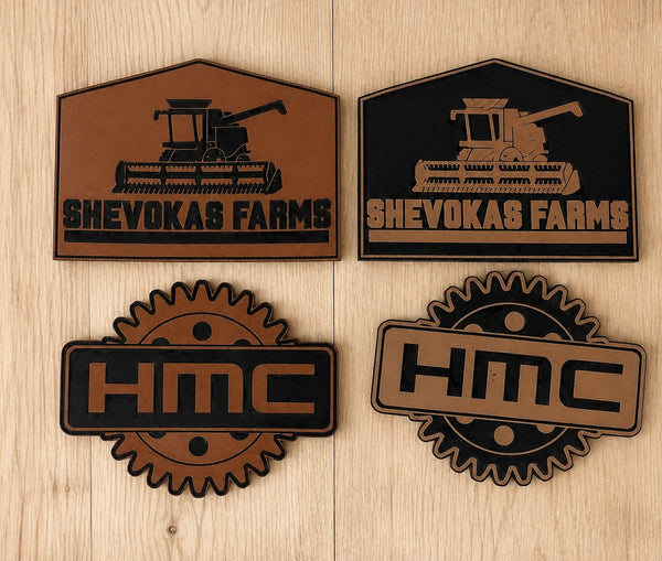 Classic Collection-Custom Laser Engraved Leatherette Patches