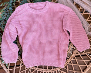Personalized Embroidered Knit Sweater