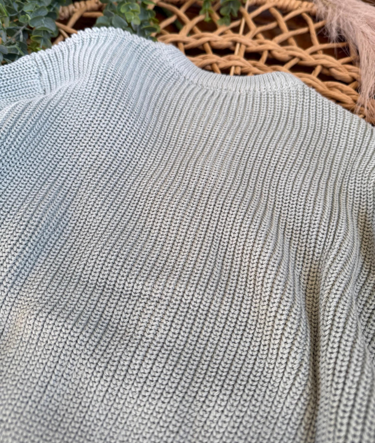 Personalized Embroidered Knit Sweater