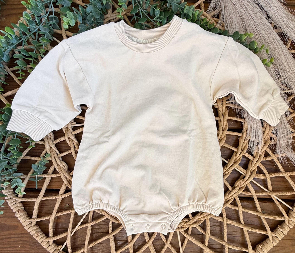 Personalized Tractor Baby Romper