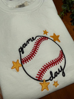 Game Day Youth Embroidered Apparel- Baseball/Softball