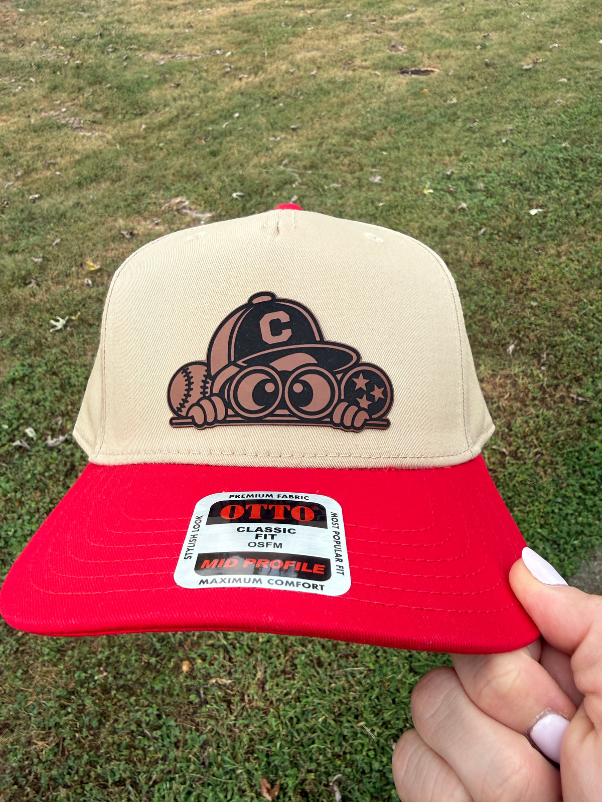 Chattanooga Baseball Game Day Trucker Hat | Red & Cream