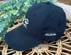 Dog Mom Embroidered Hat