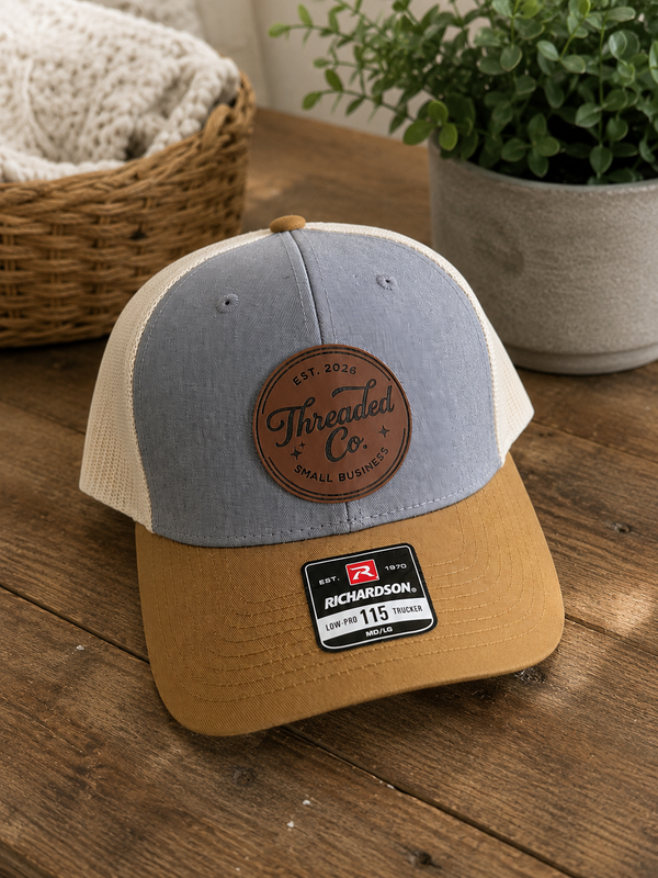 Classic Collection- Custom Leatherette Patch Hat