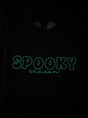 Spooky Season Glow in the Dark Embroidered Apparel