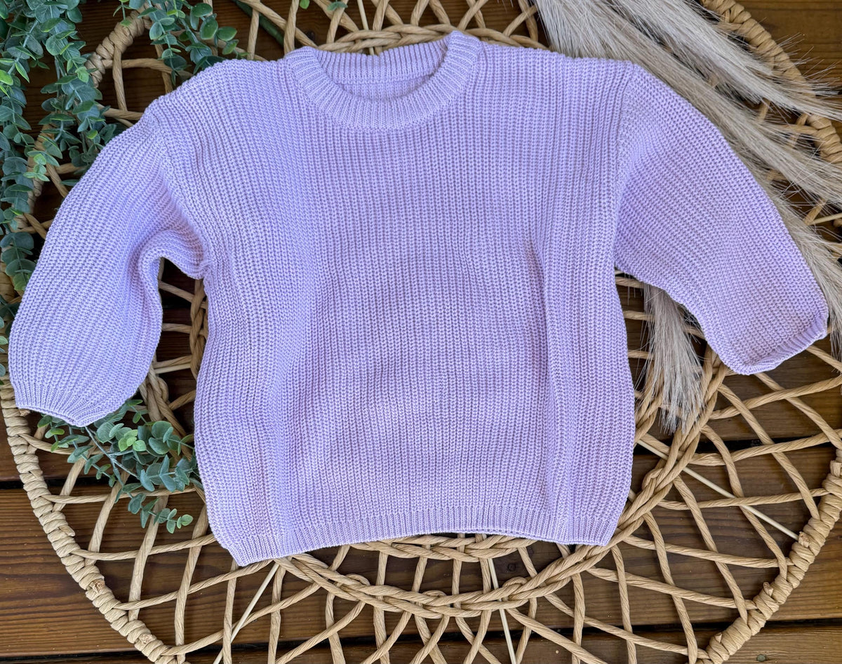 Personalized Embroidered Knit Sweater