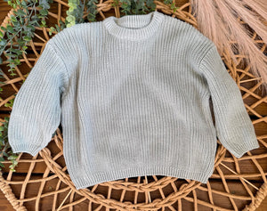 Personalized Embroidered Knit Sweater