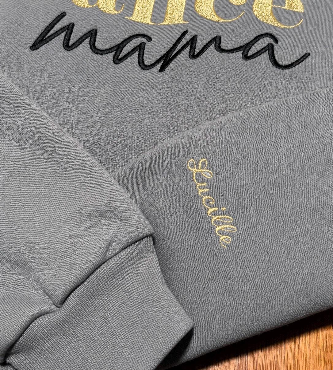 Dance Mama Embroidered Crewneck