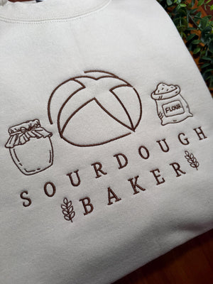 Sourdough Baker Embroidered Apparel