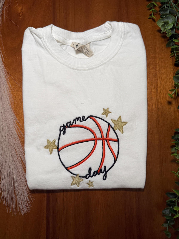 Game Day Youth Embroidered Apparel – Basketball