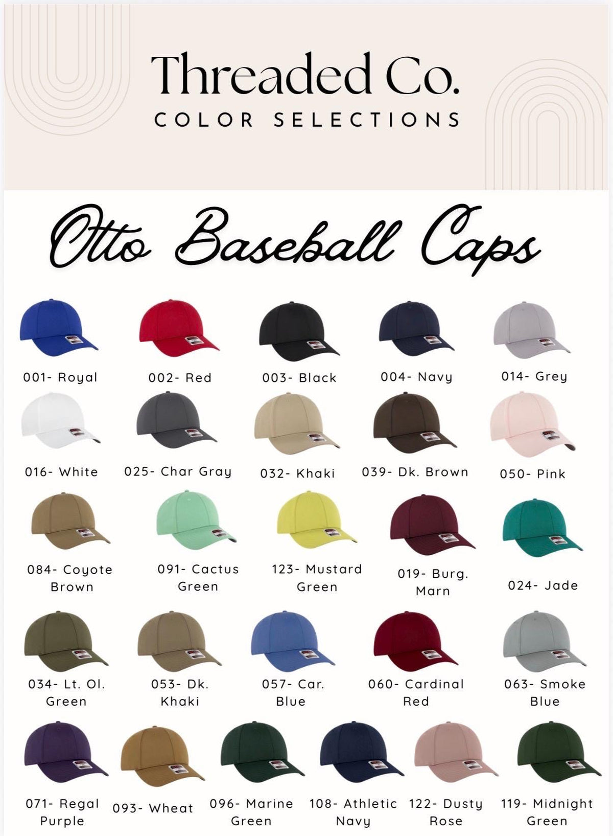 Classic Collection- Custom Leatherette Patch Hat
