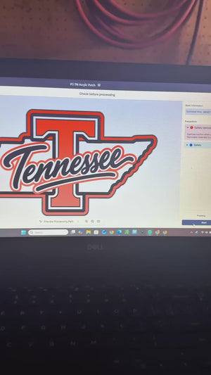 Tennessee Acrylic Hat Patch
