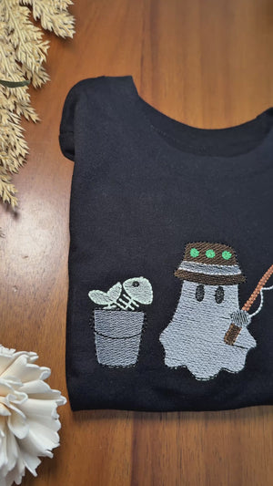 Glow in the Dark Fishing Ghost Shirt