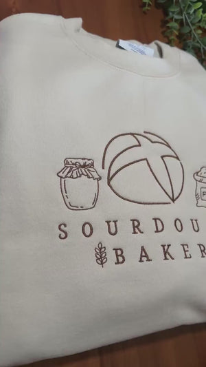 Sourdough Baker Embroidered Apparel